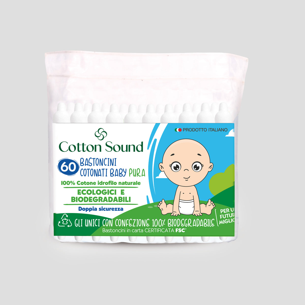 Bastoncini BUSTA BABY PURA 60PZ