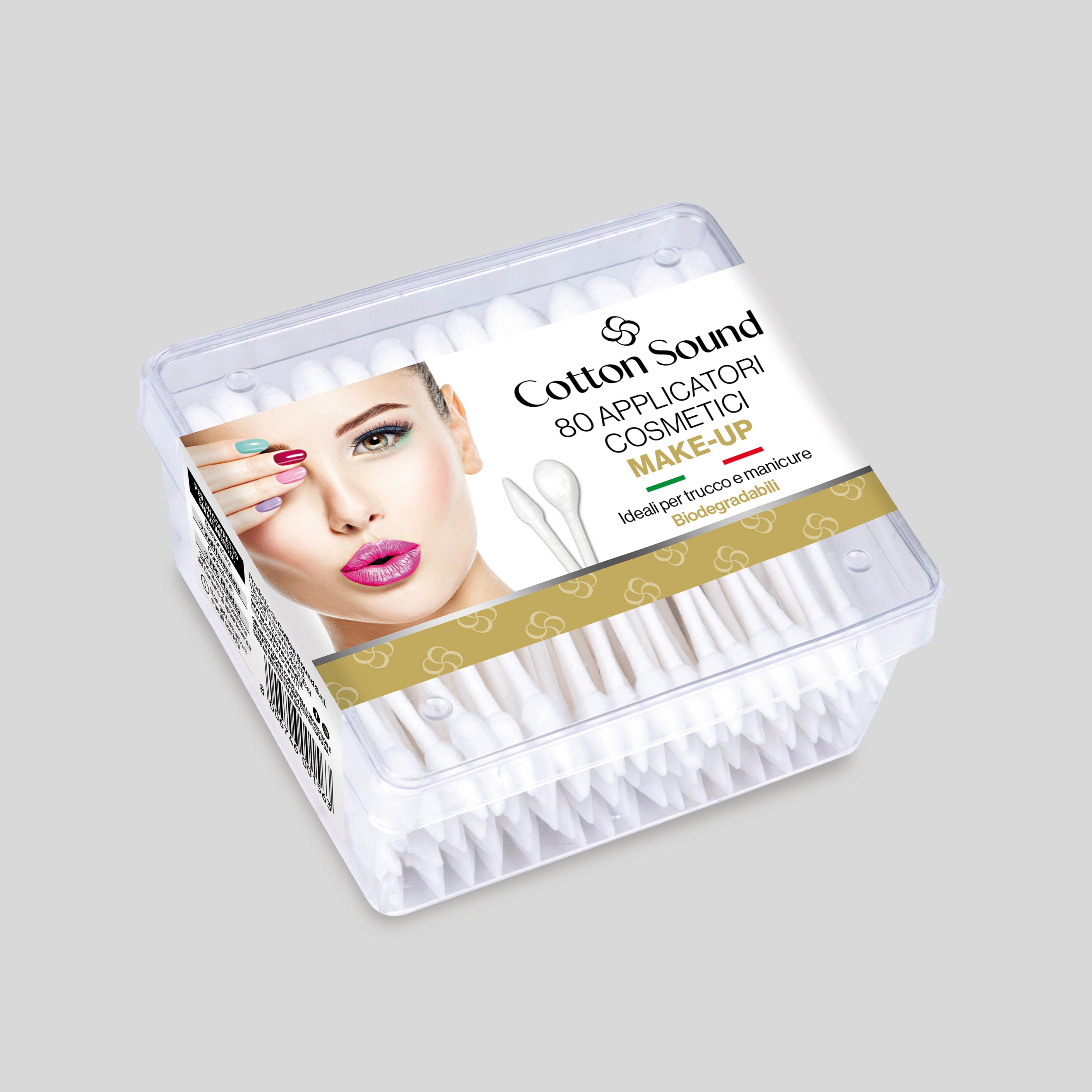 Applicatori Cosmetici SCATOLA GOLD 80PZ