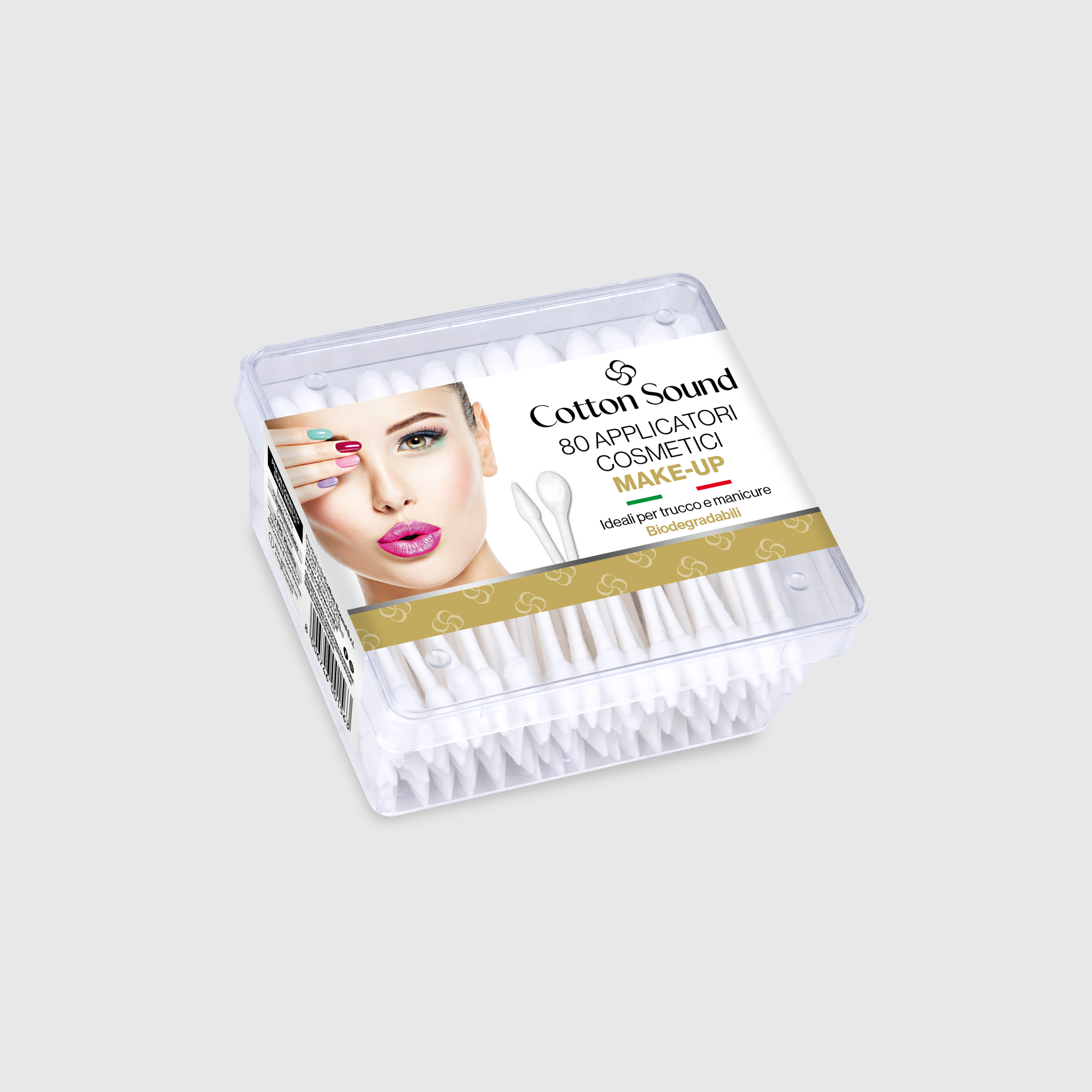 Applicatori Cosmetici SCATOLA GOLD 80PZ