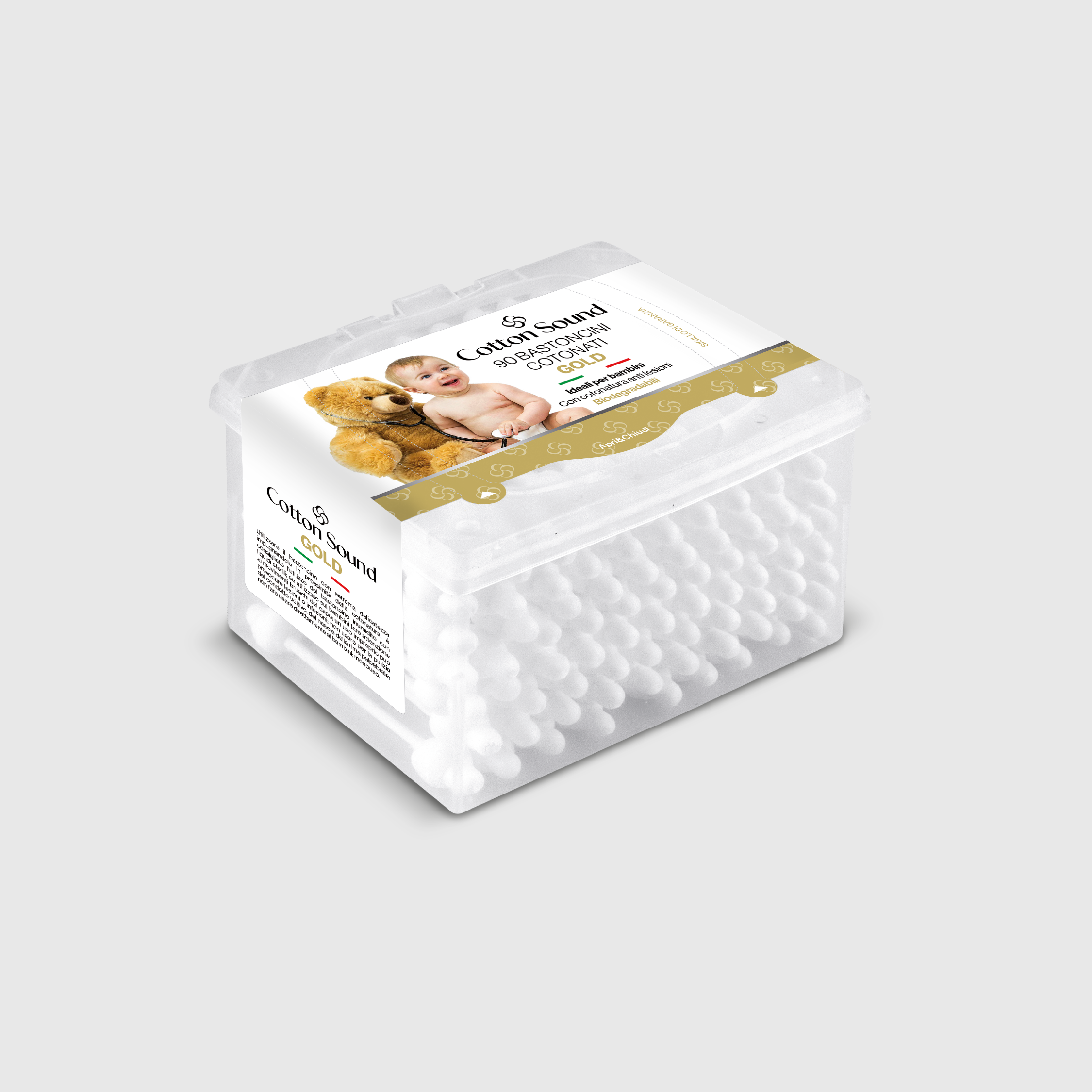 Bastoncini SCATOLA BABY GOLD 90PZ